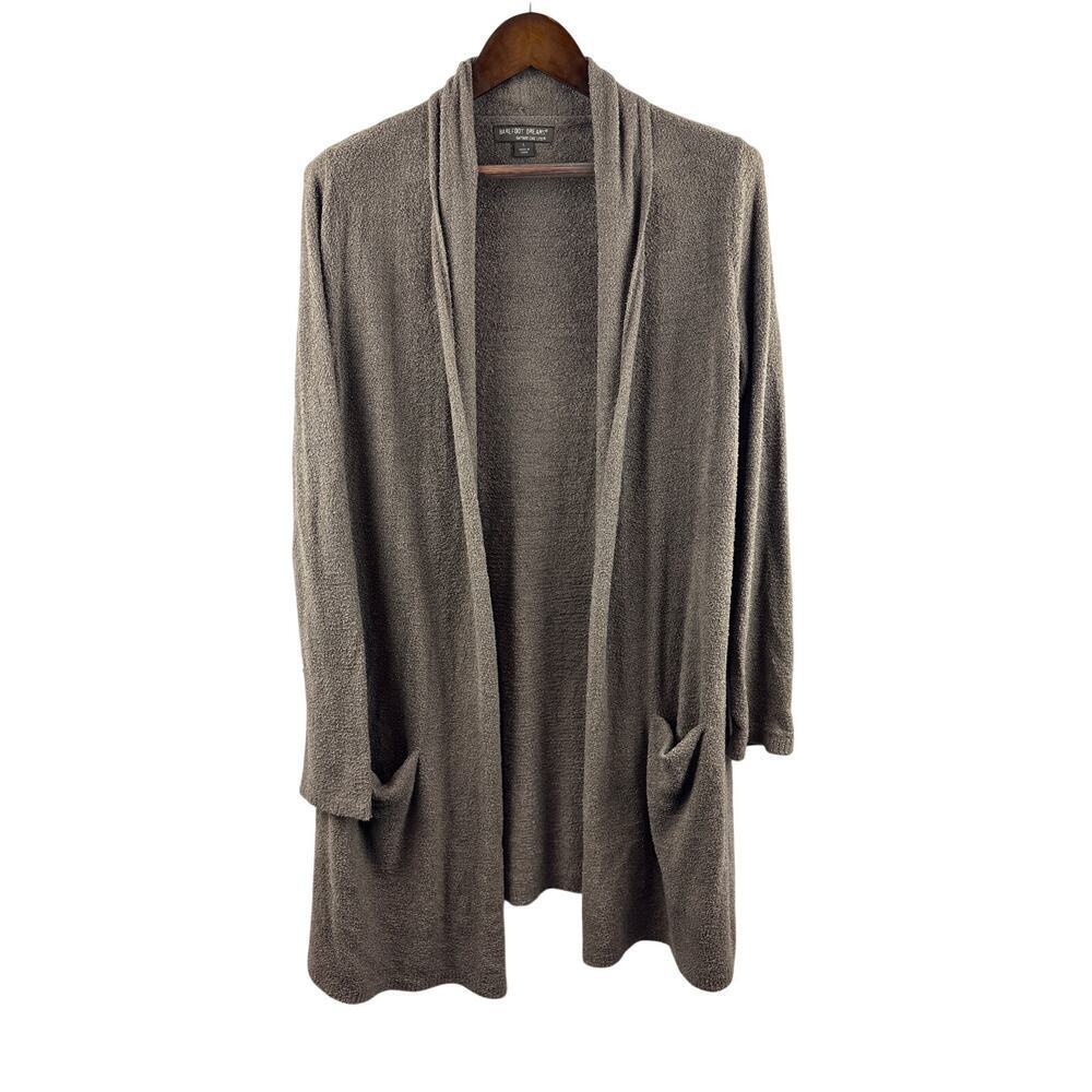Women’s Barefoot Dreams XL Grayish Brown Plush Cardigan